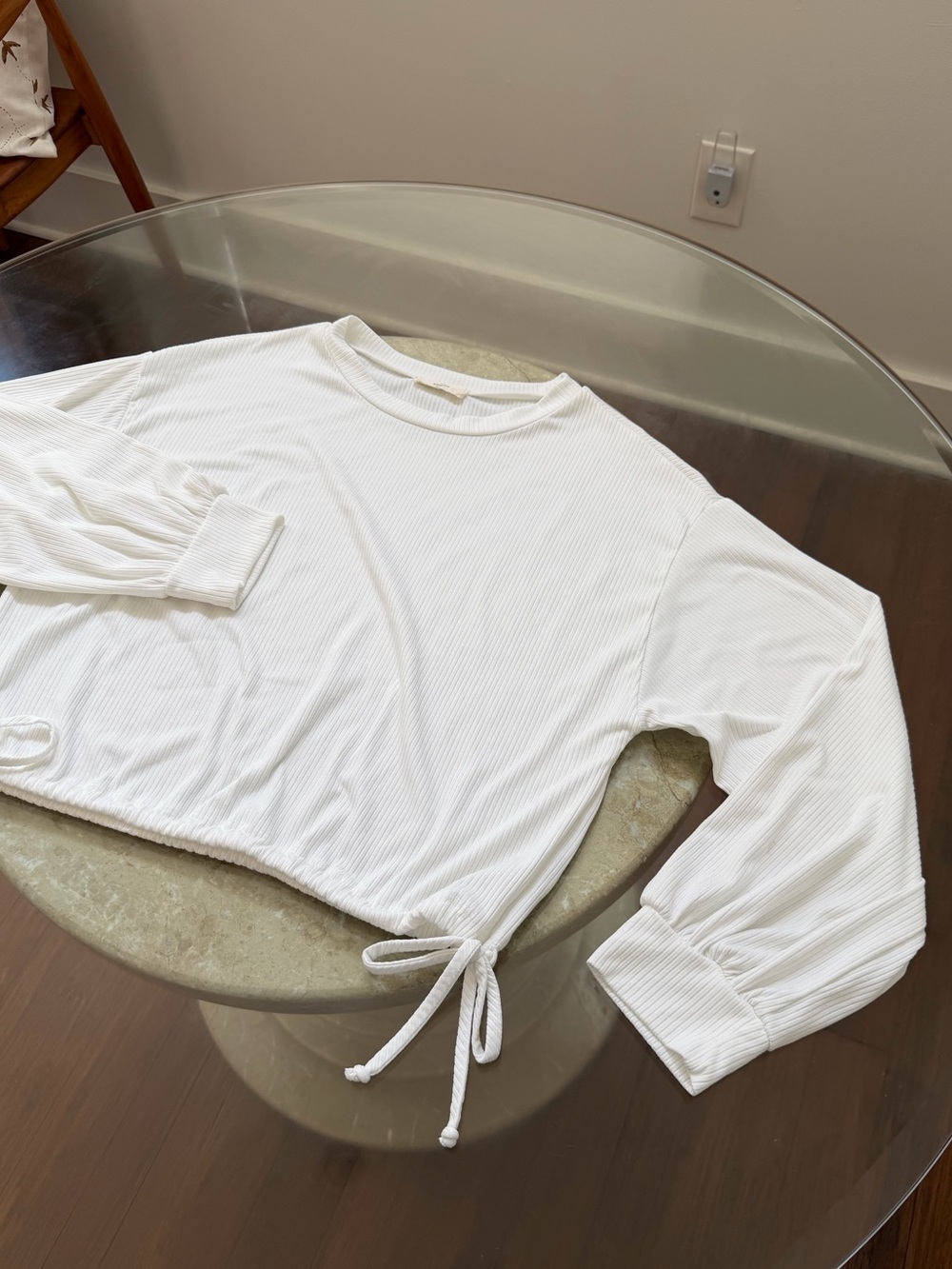 Entro Cinched Long Sleeve Blouse
